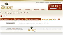 Tablet Screenshot of hotelorientinn.com